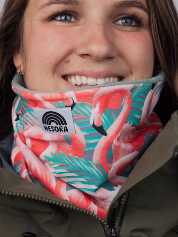 WESORA GmbH Loop scarf 'Printed Neckwarmer Fleece + UV-Schutz' in Green