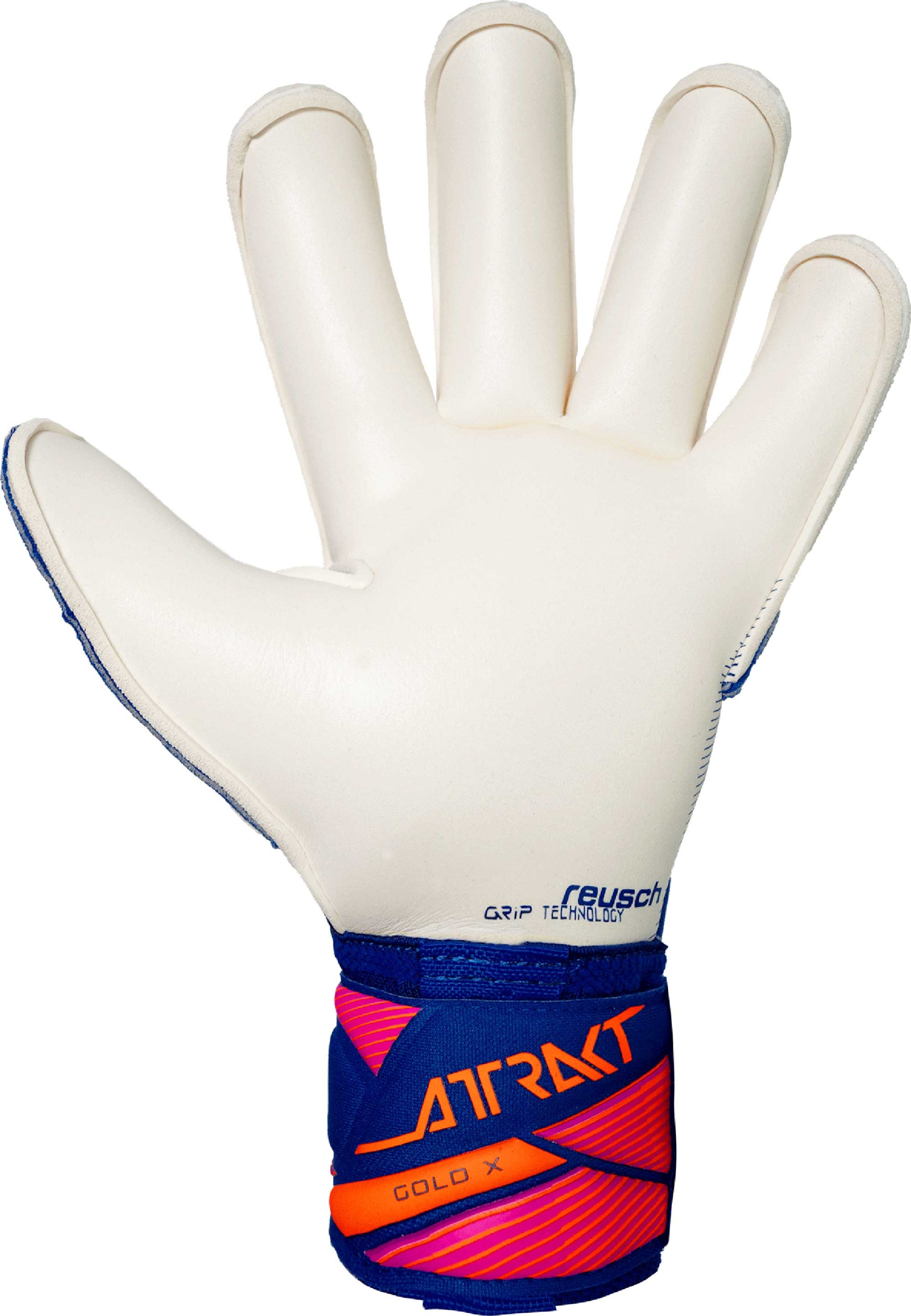 REUSCH Torwarthandschuhe 'Attrakt Gold X Roll Finger' in Blau
