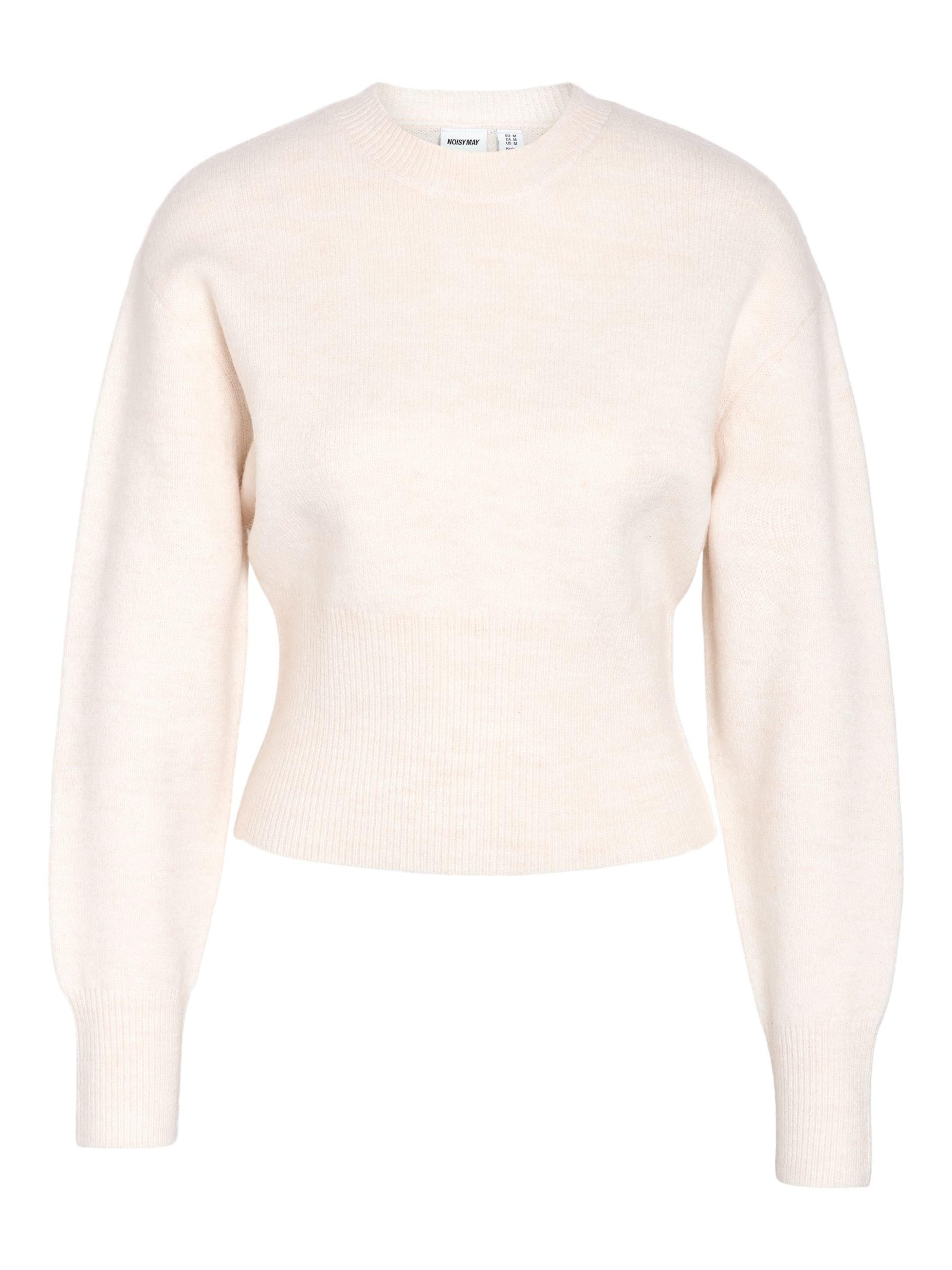 Noisy may Trui 'LOAN' in Beige: voorkant