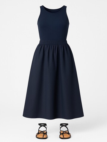 Touche Prive Skirt in Blue: front