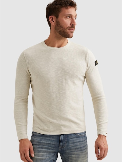 PME Legend Sweater 'Pullover with badge and contrast detail' in S in Beige, Item view