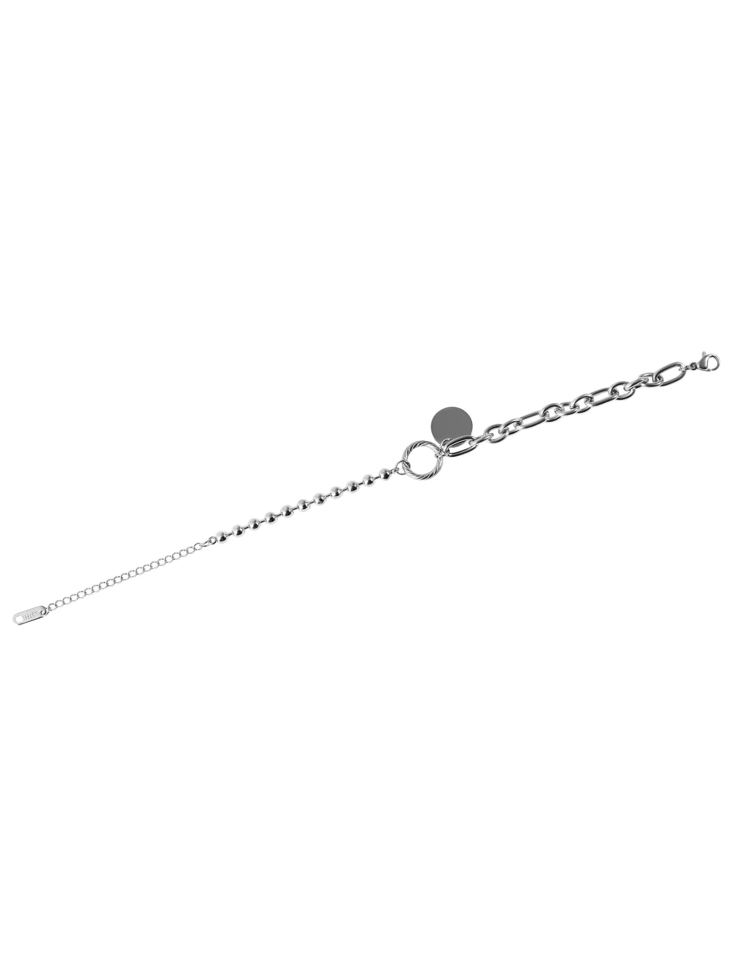 Akzent Bracelet 'Baiba, langlebig' in Silver