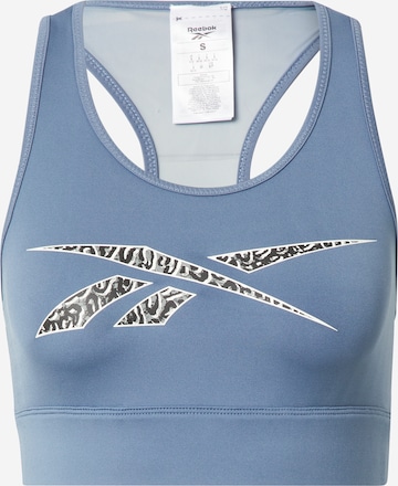 Bustier Soutien-gorge de sport 'Modern Safari' Reebok en bleu : devant