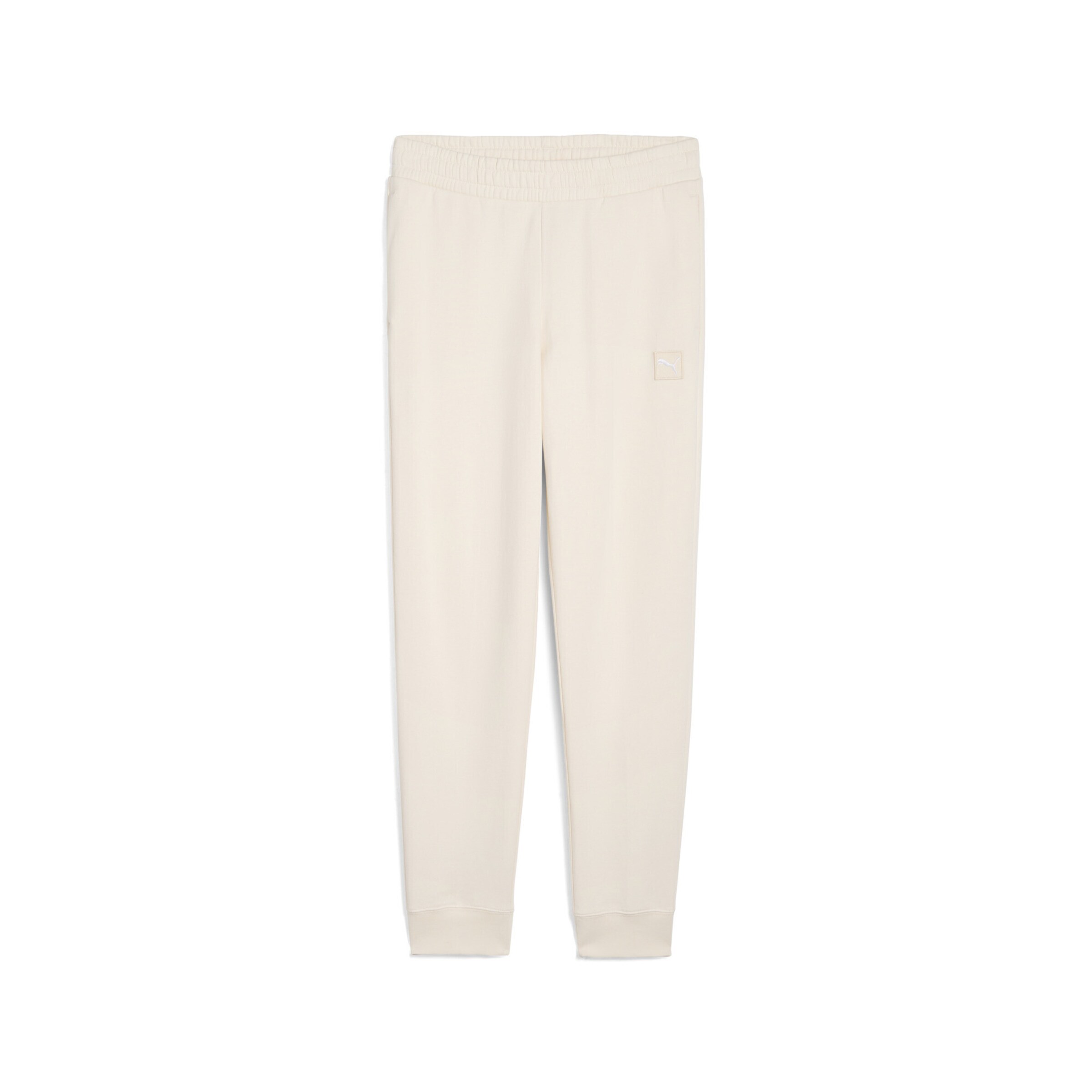 PUMA Tapered Broek in Beige: voorkant