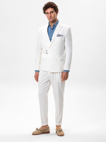 Regular fit Giacca da completo di Antioch in bianco
