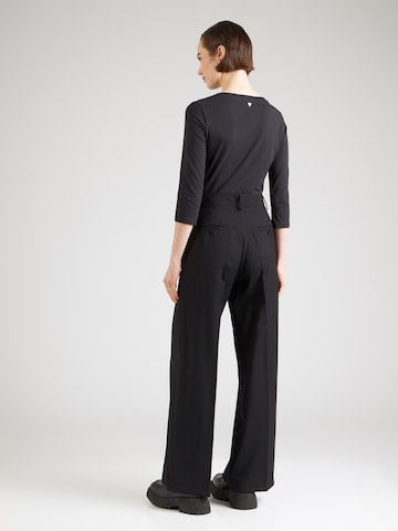 Weekend Max Mara Wide leg Παντελόνι με τσάκιση 'VISIVO' σε μαύρο