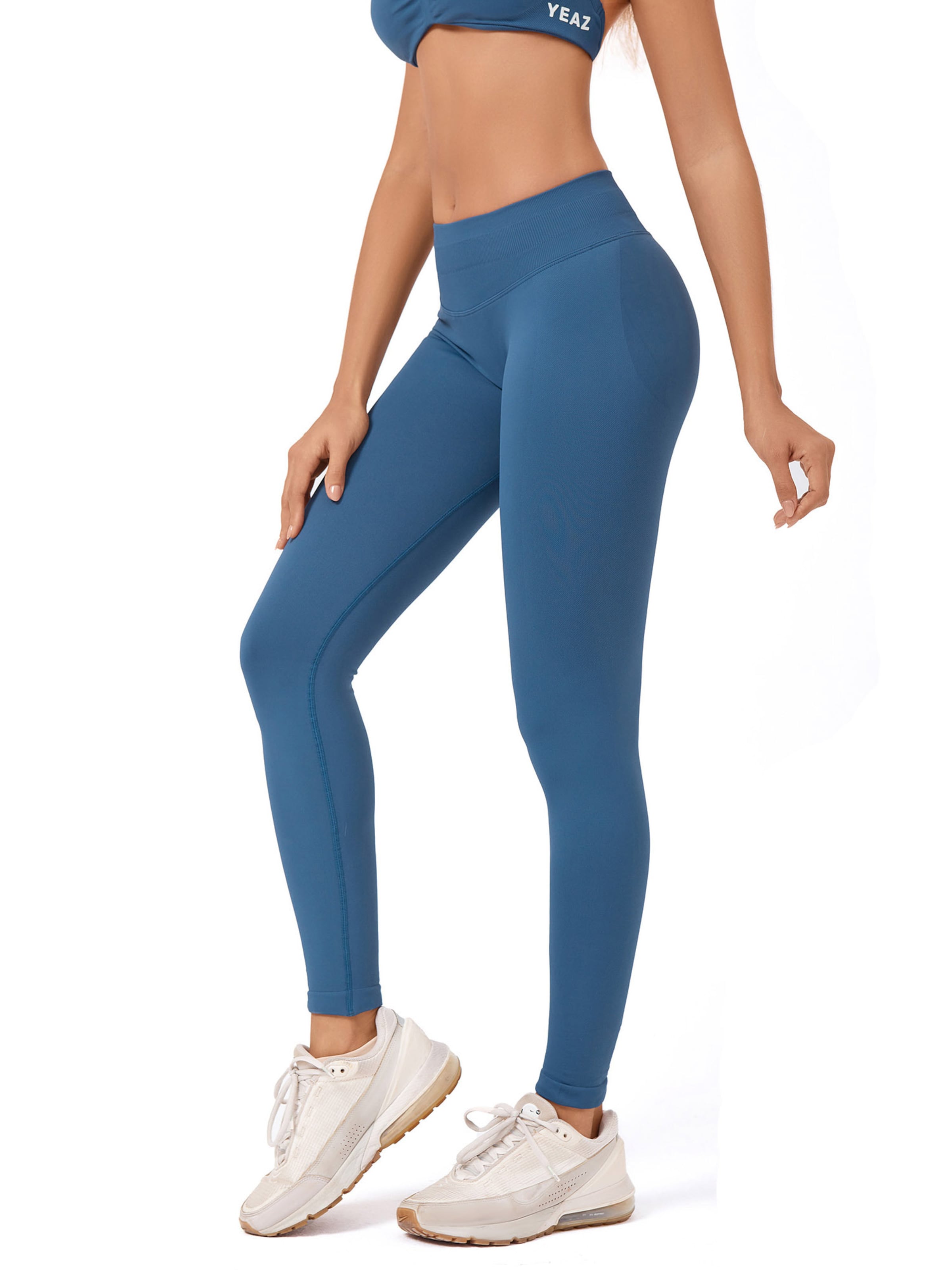 Skinny Pantalon de sport 'Flex' YEAZ en bleu