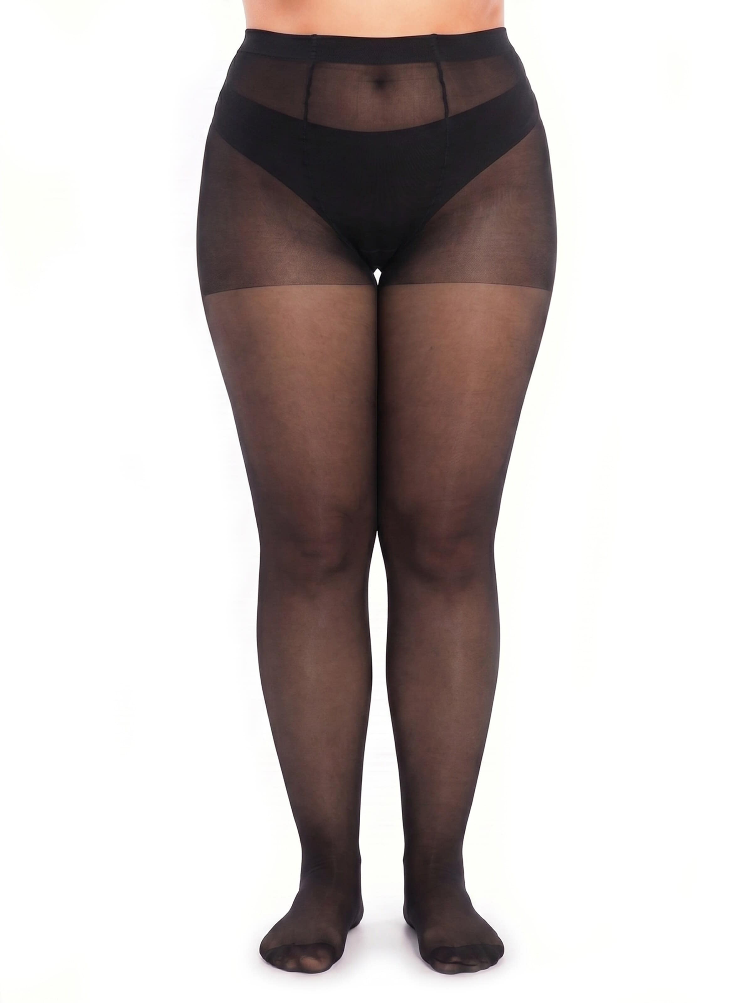 GLAMORY Strumpfhose 'Supersize 40den Feinstrumpfhose'‌‌‌‌‌‌‌‌‌ in Schwarz: Vorderseite