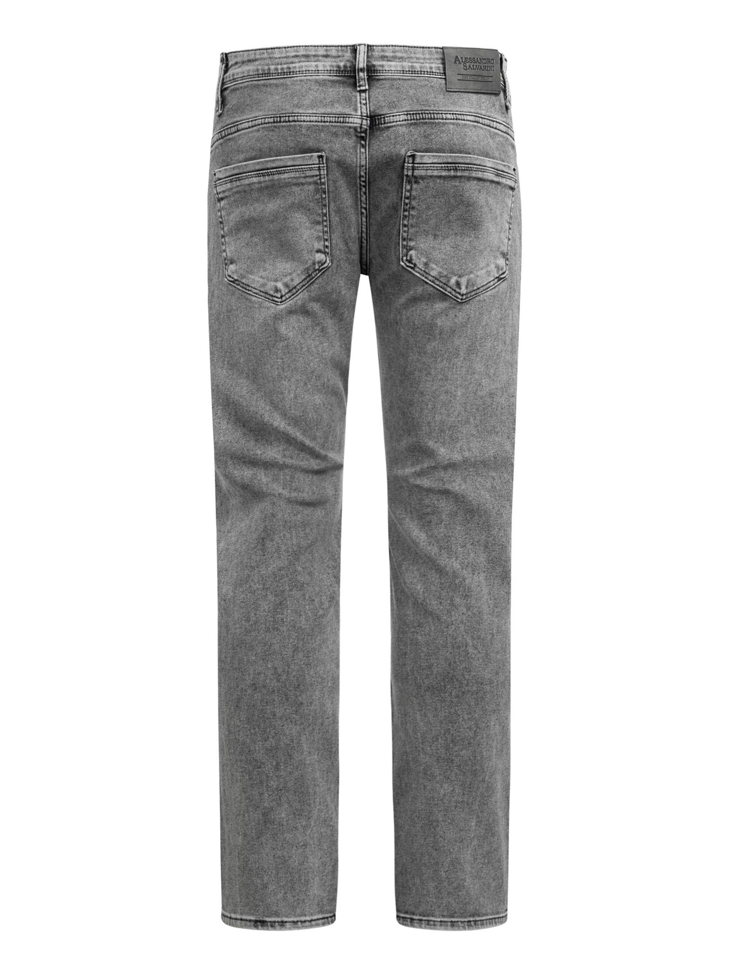 Alessandro Salvarini Regular Jeans in Grey