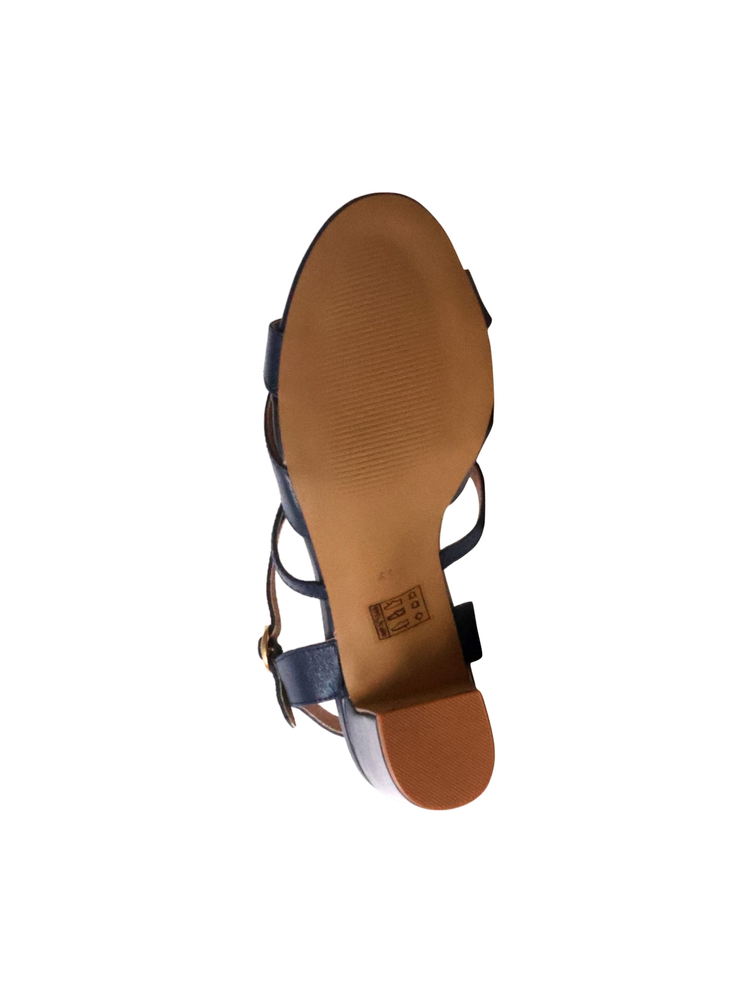 Emilie Karston - Sandalias 'Sandalen mit Absatz aus Victoire-Leder' en azul