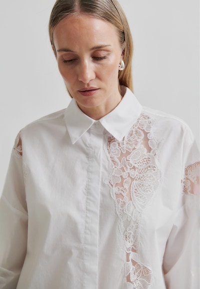SECOND FEMALE Blusa en blanco, Vista del producto