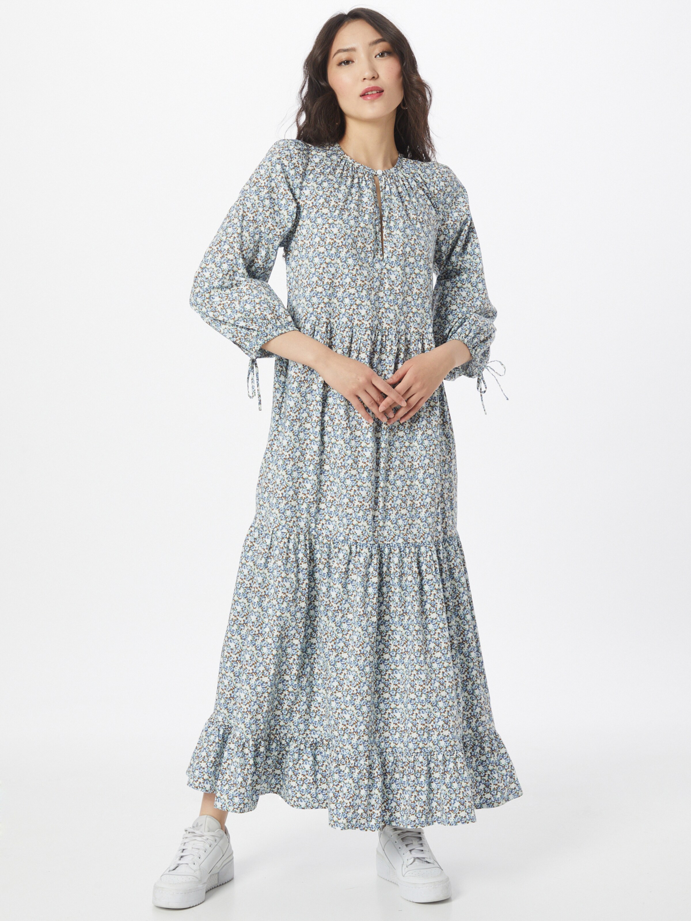 Frauen Kleider Line of Oslo Kleid in Blau - QC27571 Frauen Kleider Line of Oslo Kleid in Blau - QC27571