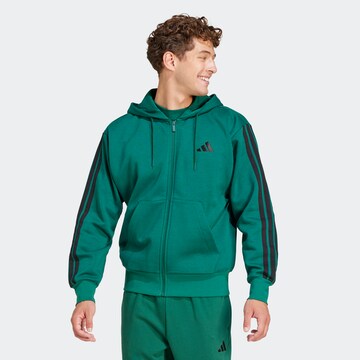 ADIDAS SPORTSWEAR Sportsweatjacke in Grün: Vorderseite