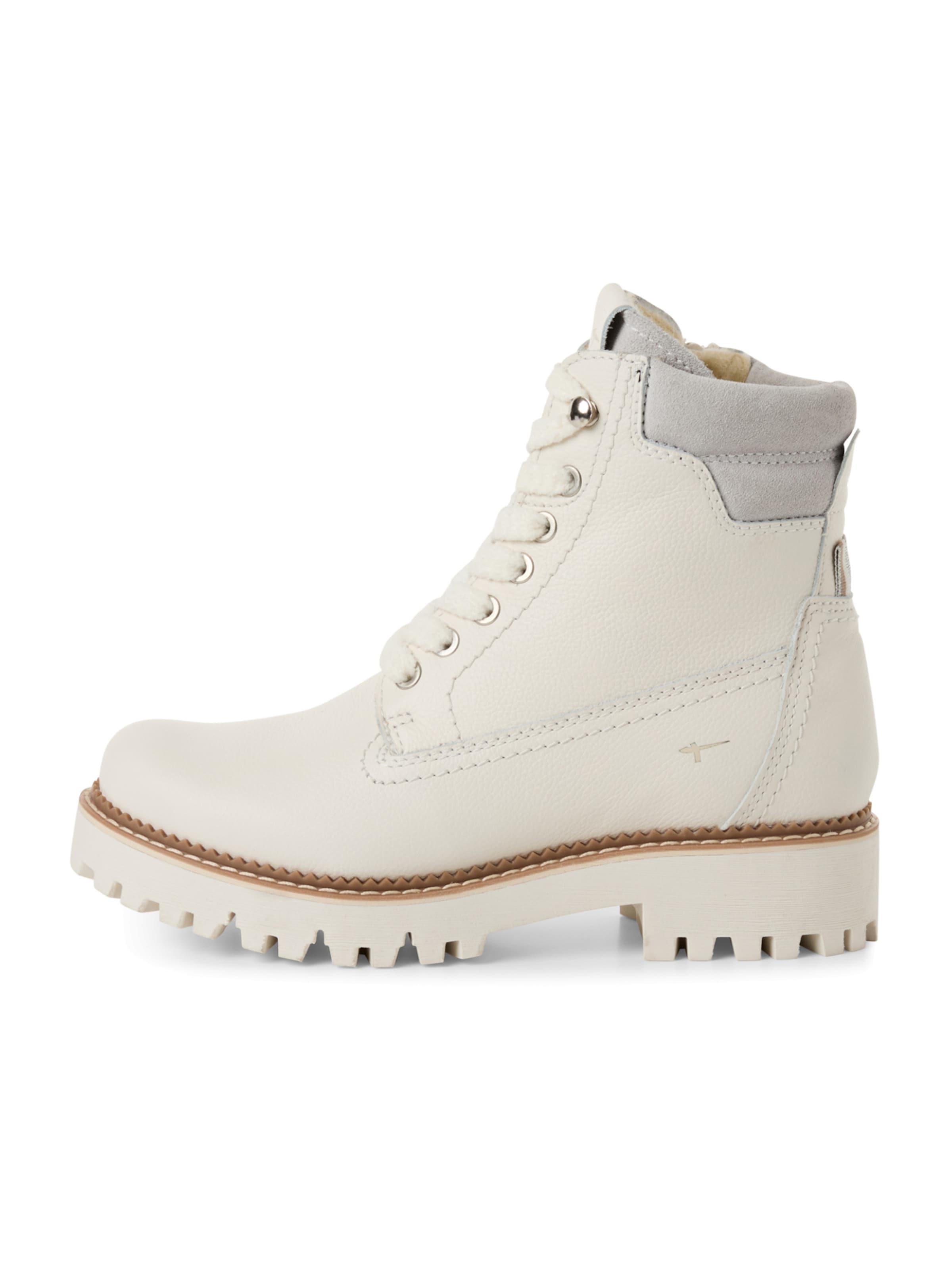 Stivaletto stringato di Tamaris in bianco