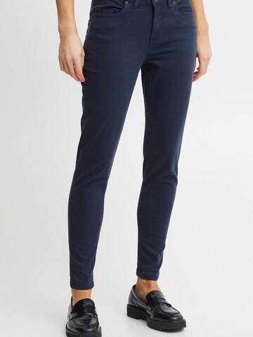 Coupe slim Jean 'Fotwill' Fransa en bleu