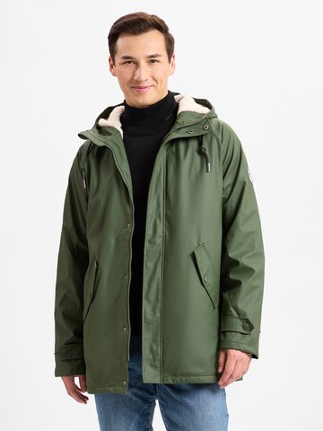Derbe Winter parka 'Trekholm' in Green: front