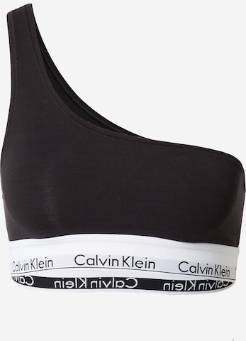 Bustier Soutien-gorge Calvin Klein Underwear en noir : devant