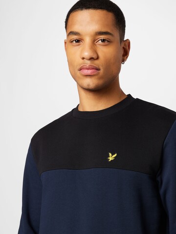 Lyle & Scott Sweatshirt 'Yoke' in Blauw