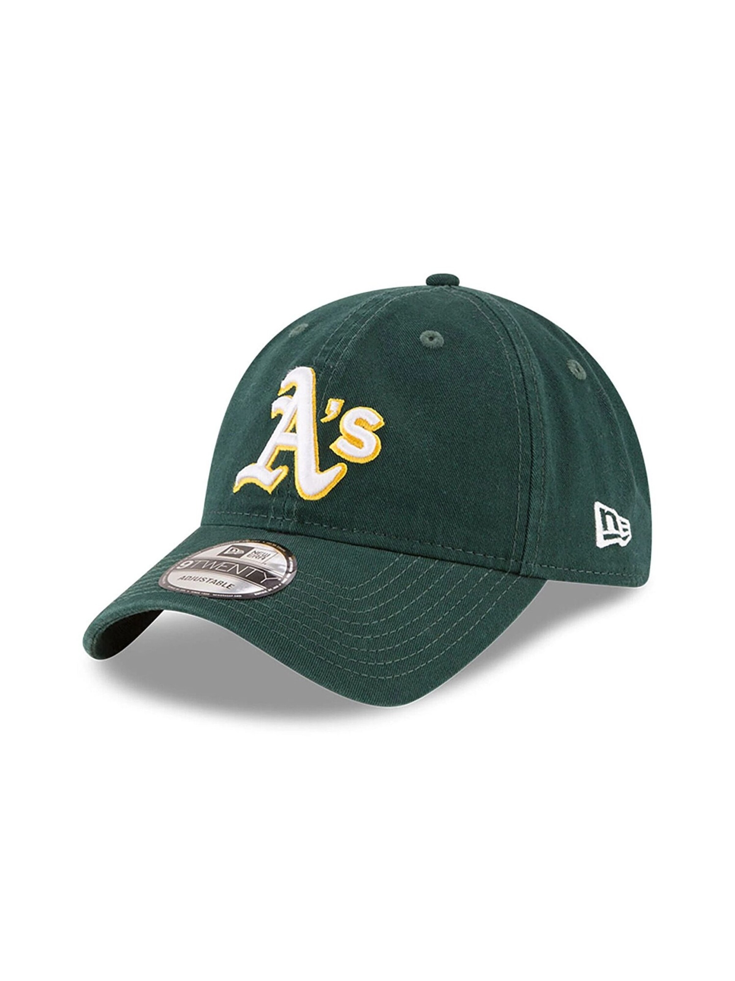 NEW ERA Athletic Cap '9TWENTY Oakland Athletics MLB Core Classic' in Green: front