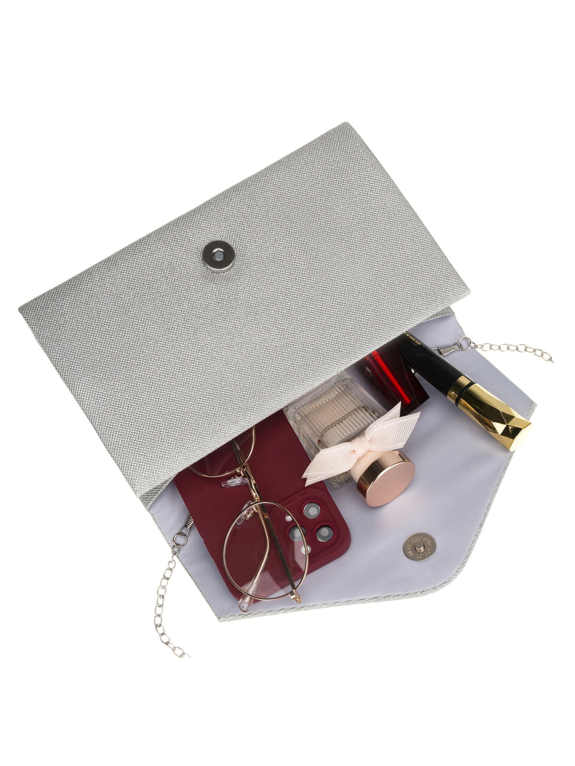 Tomshop24-7 Clutch 'Rovicky Stella' in Silver