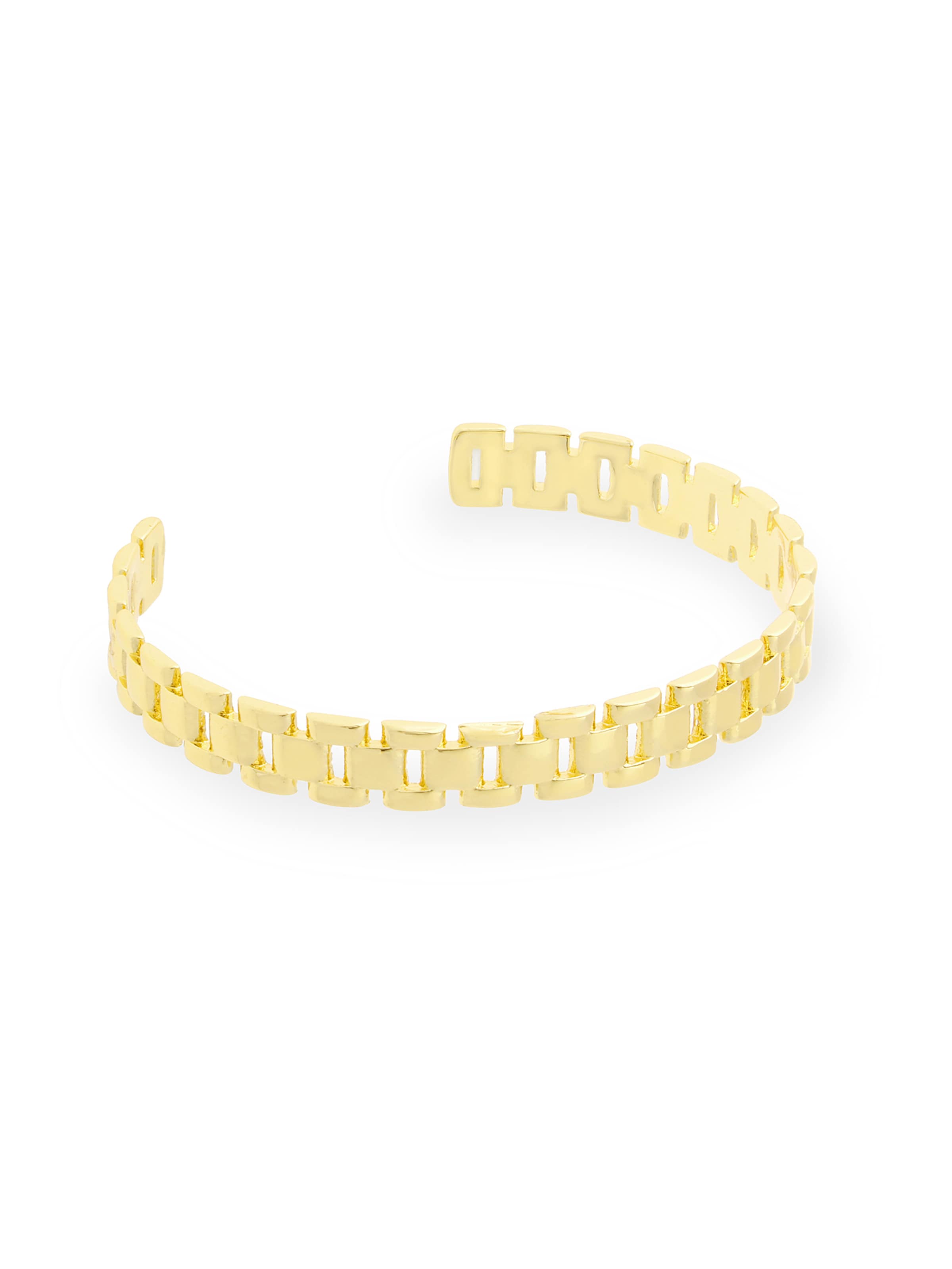 STEVE MADDEN - Pulseira 'Time’S Up' em ouro