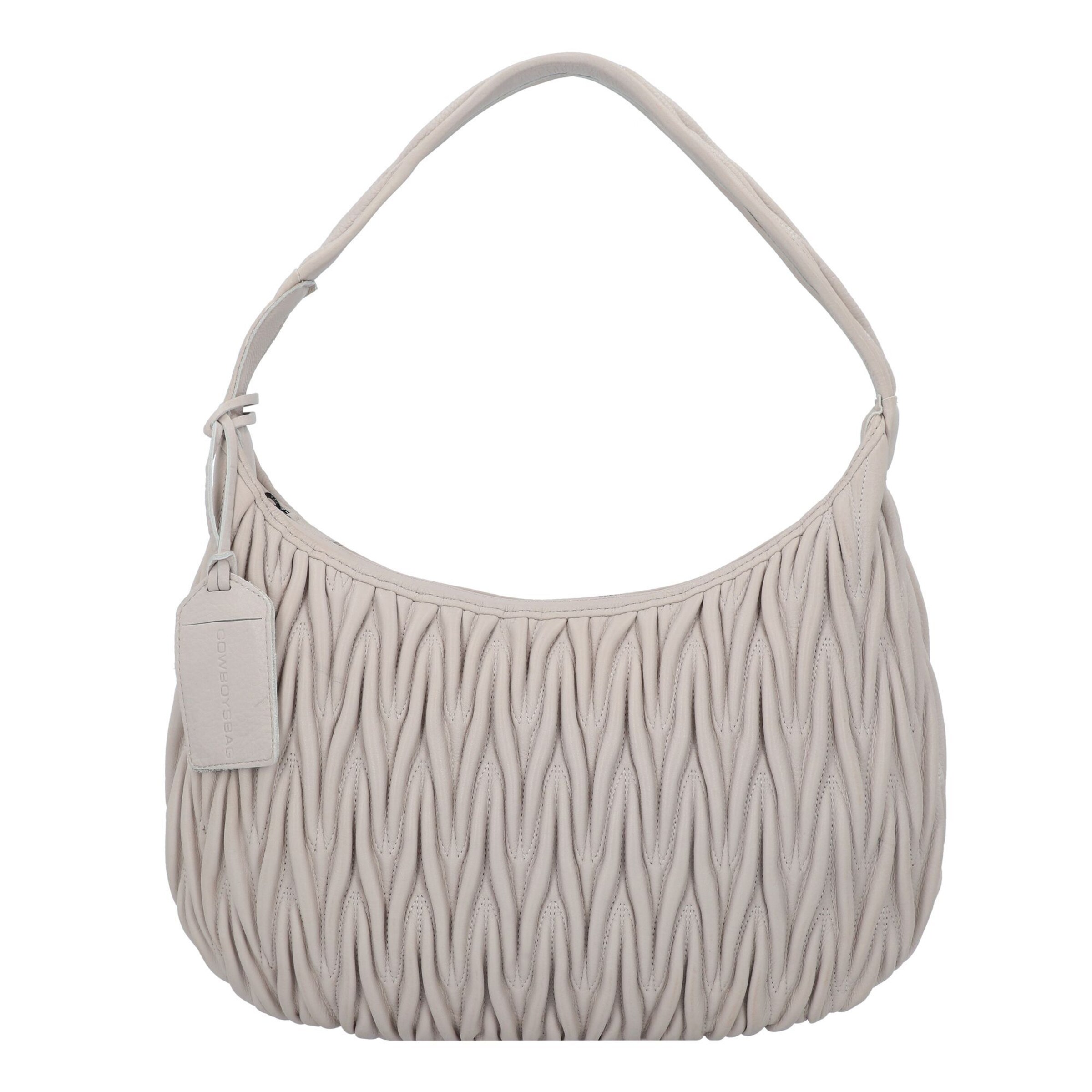 Borsa a spalla di Cowboysbag in beige: frontale