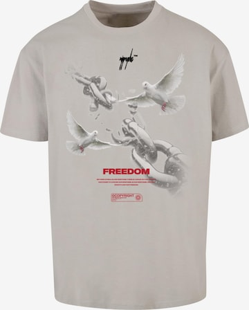 MJ Gonzales - Camisa 'Freedom' em cinzento: frente