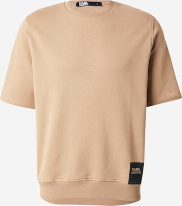 Karl Lagerfeld Sweatshirt in Beige: Vorderseite