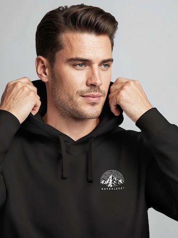 Neverless Sweatshirt 'Into the Unknown' in Black