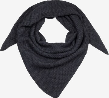 styleBREAKER Tuch 'Strick Dreiecktuch Reiskorn Strickmuster' in Schwarz: Vorderseite