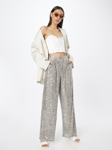 River Island Wide leg Παντελόνι σε γκρι