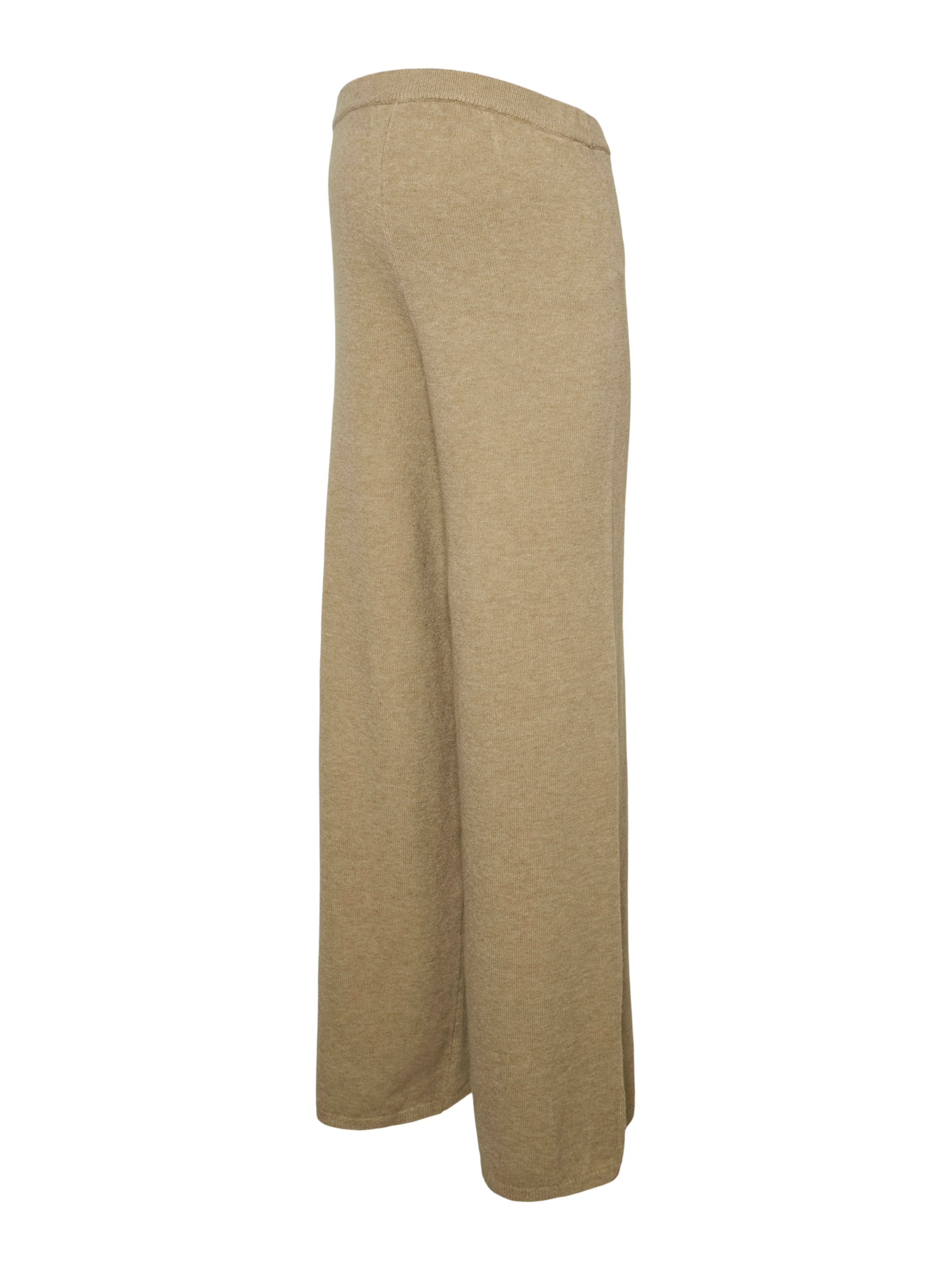 Wide Leg Pantalon 'MLMIMMI' MAMALICIOUS en marron : devant