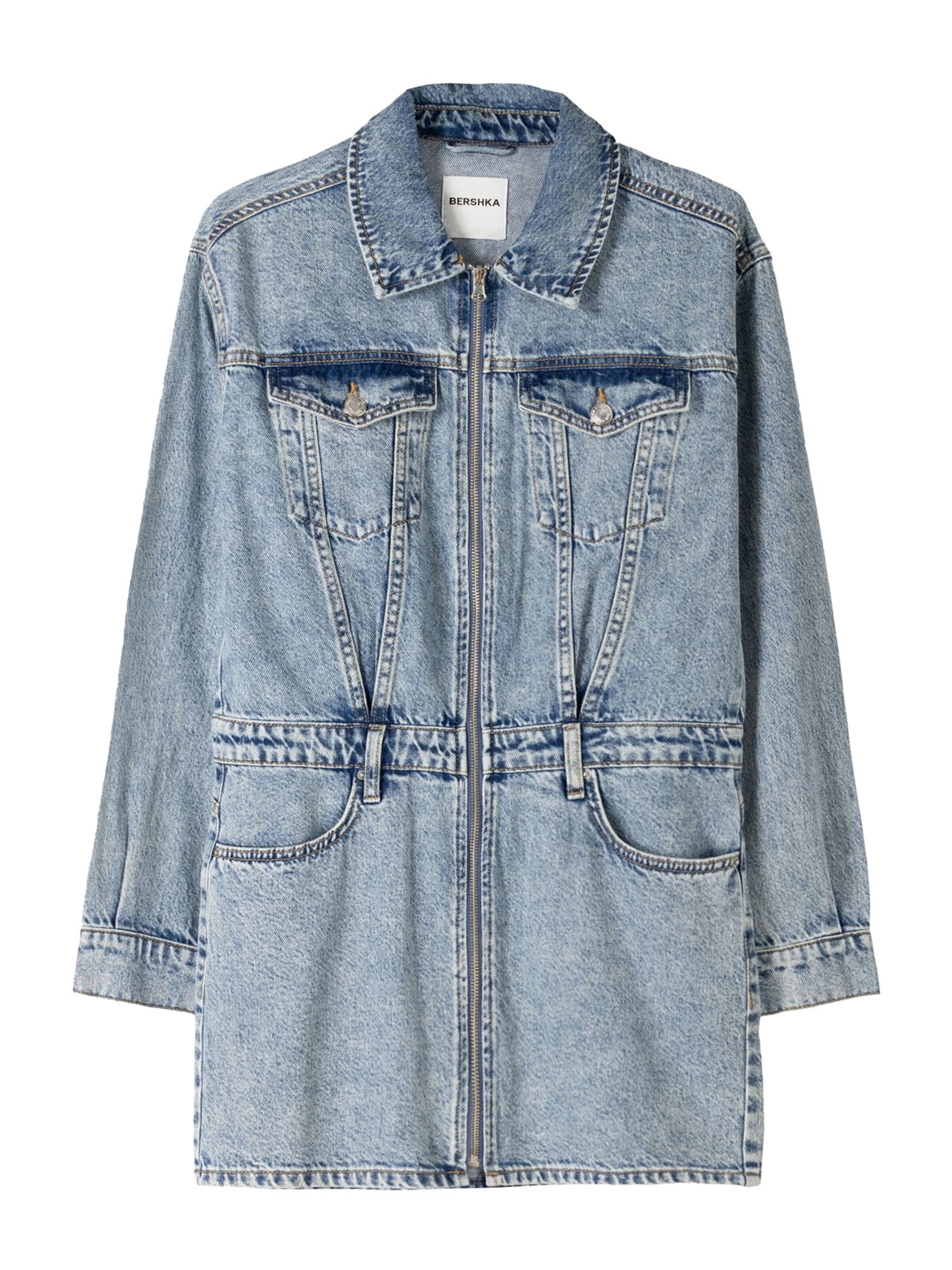 Bershka Kleid in Blau: Vorderseite