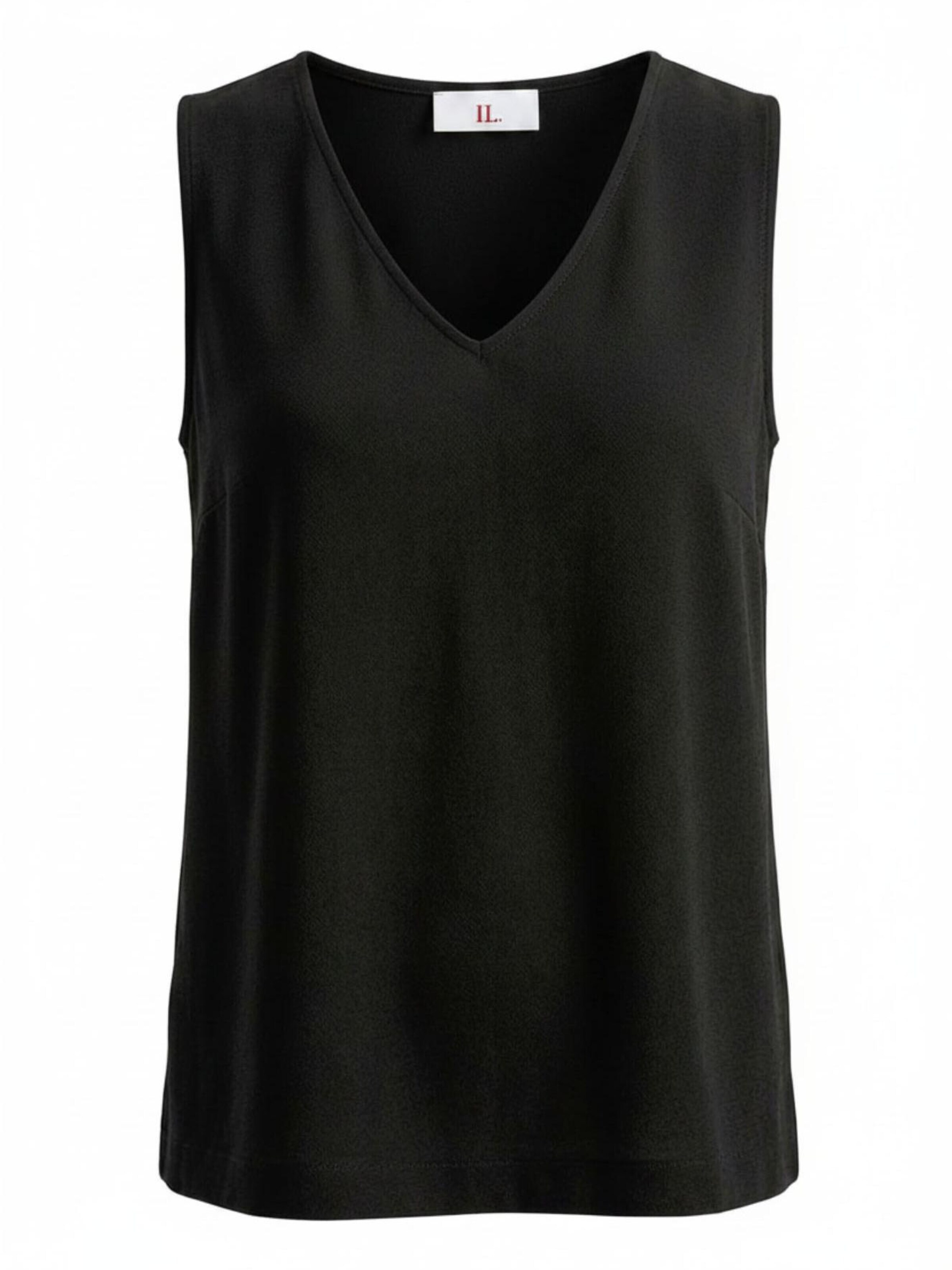 Il Lanificio Top in Black: front