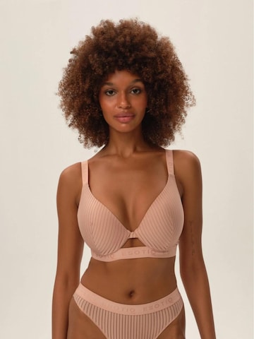 ESOTIQ Triangle Bra 'Osom' in Beige