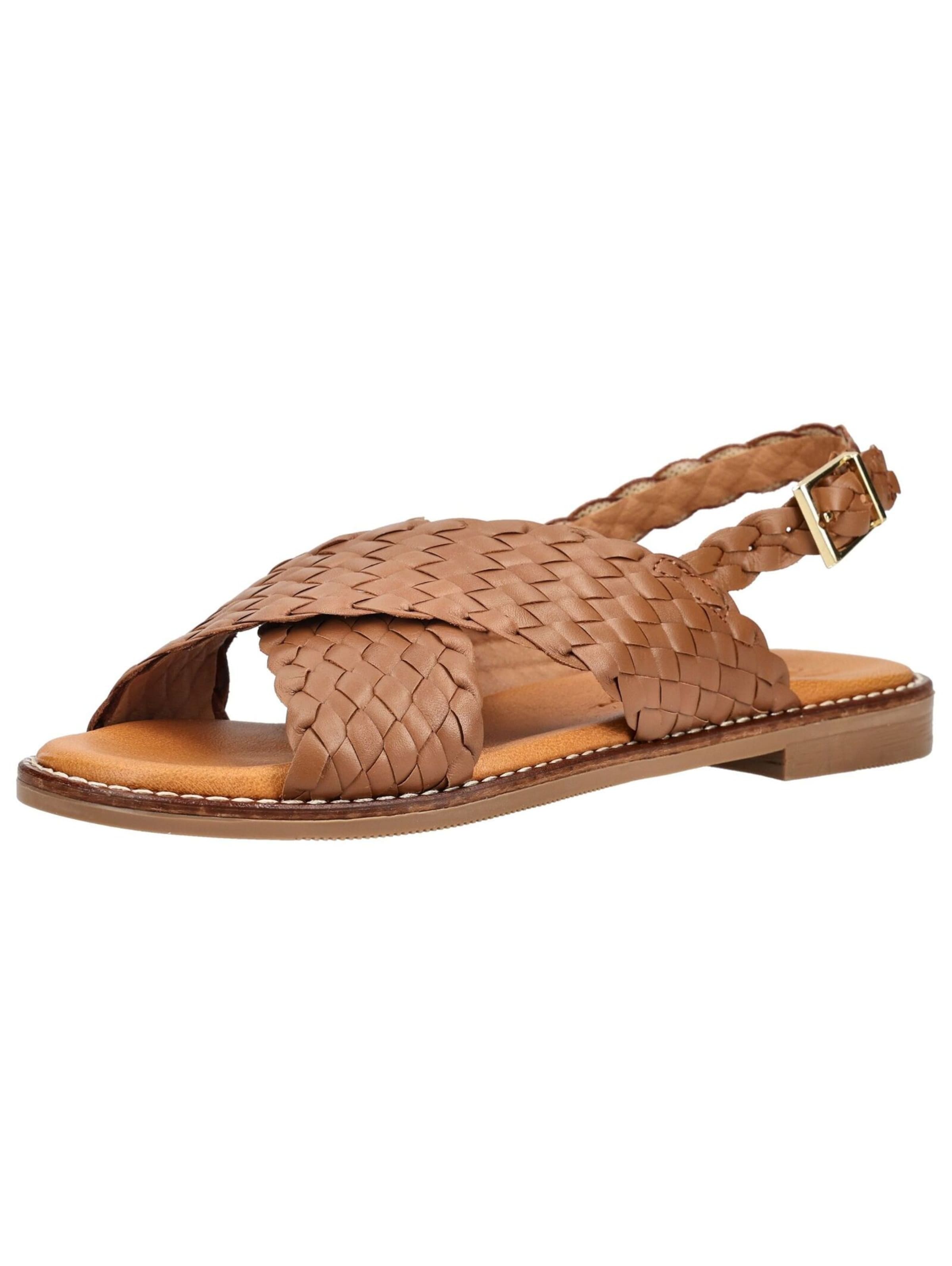 Oh! My Sandals Sandale in Braun: Vorderseite