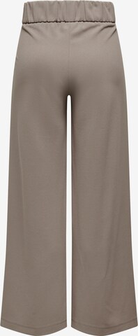 JDY Wide Leg Bundfaltenhose 'Geggo' in Braun