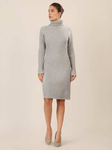 APART Knitted dress in Grey