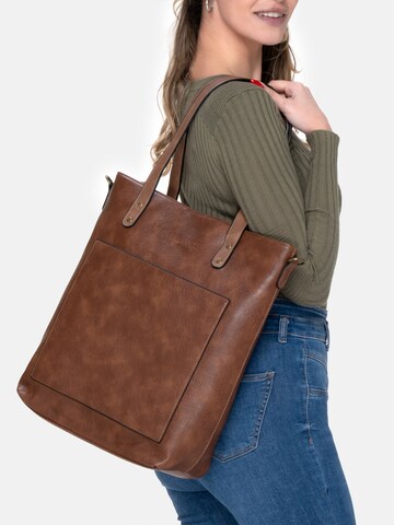 Herling Shopper 'Poussin' in Braun