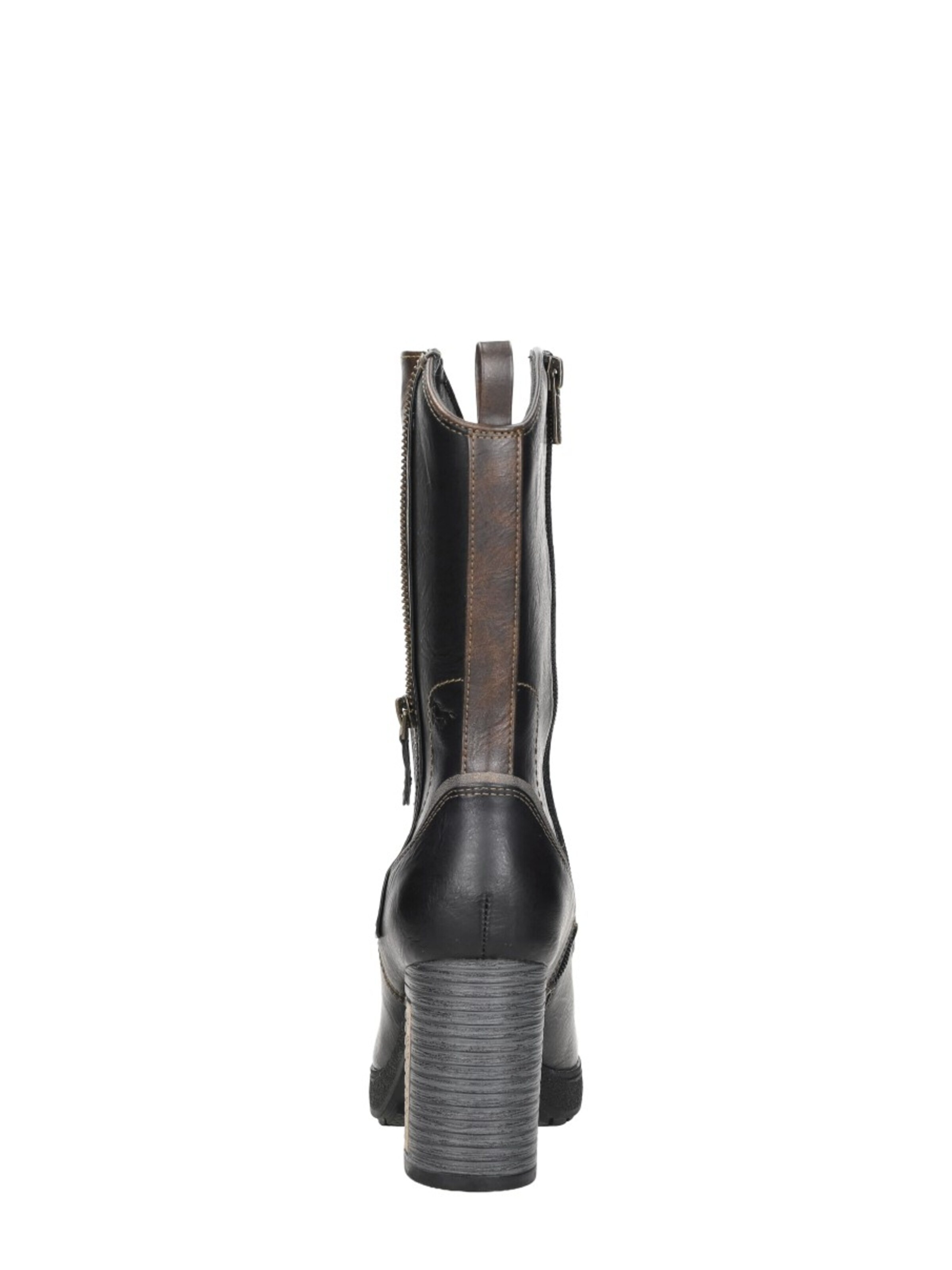 Boots 'Enkellaarsjes Hak' MUSTANG en noir