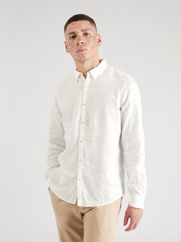 SCOTCH & SODA - Ajuste regular Camisa en blanco: frente