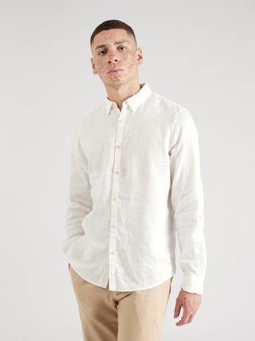 SCOTCH & SODA Regular fit Button Up Shirt in White: front