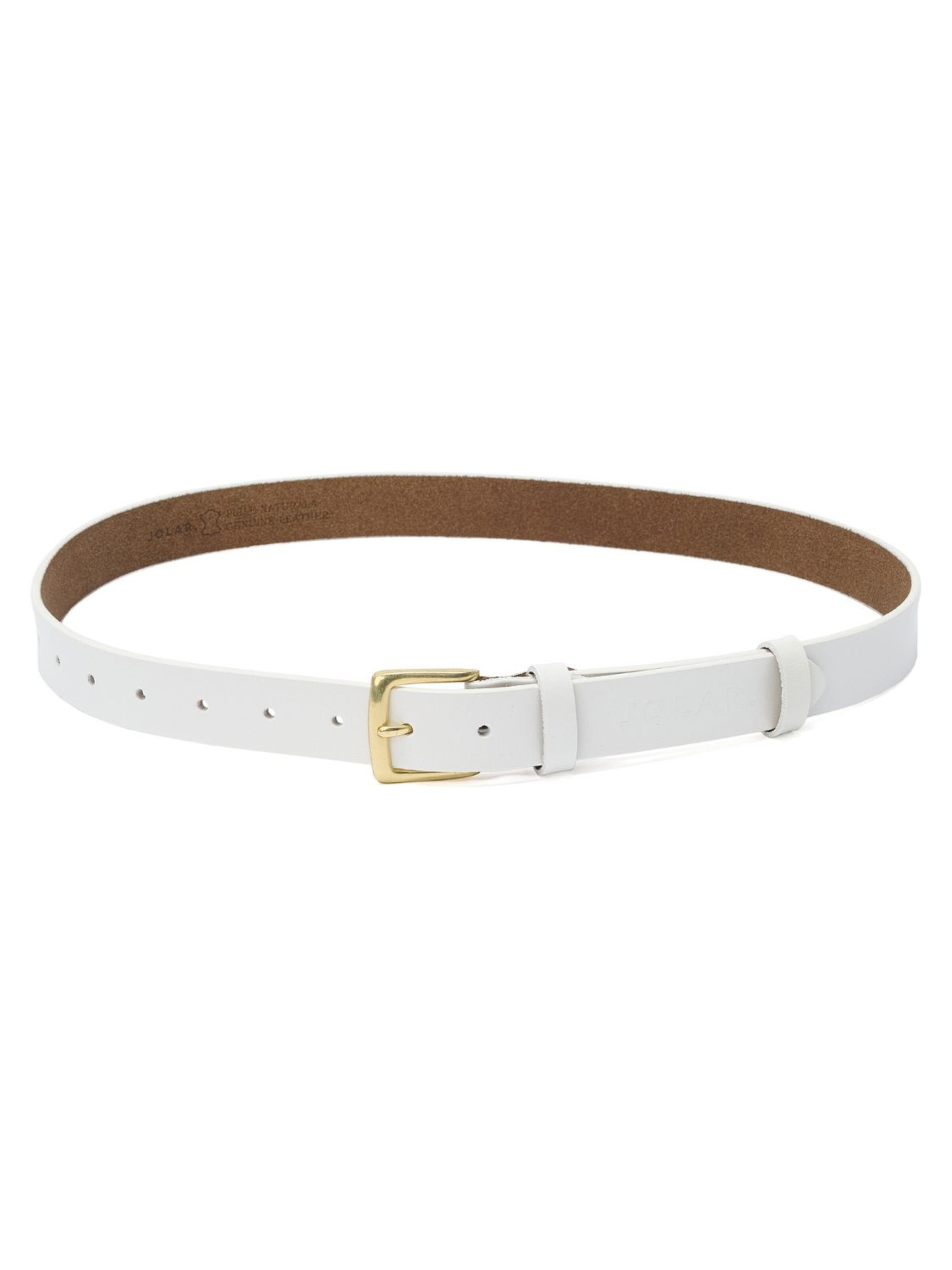 jolar Belt 'GENUINE' in White