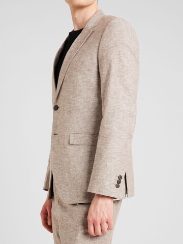 JACK & JONES Slim fit Suit 'JPRRiviera' in Brown