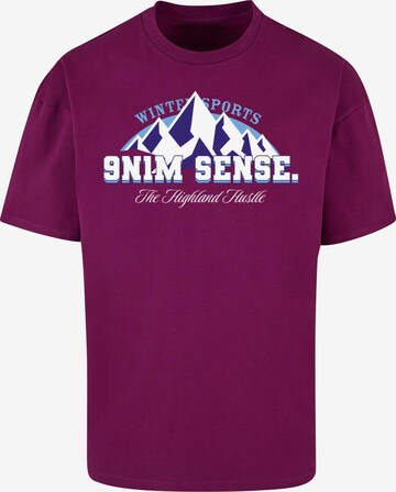 9N1M SENSE Shirt in Lila: voorkant