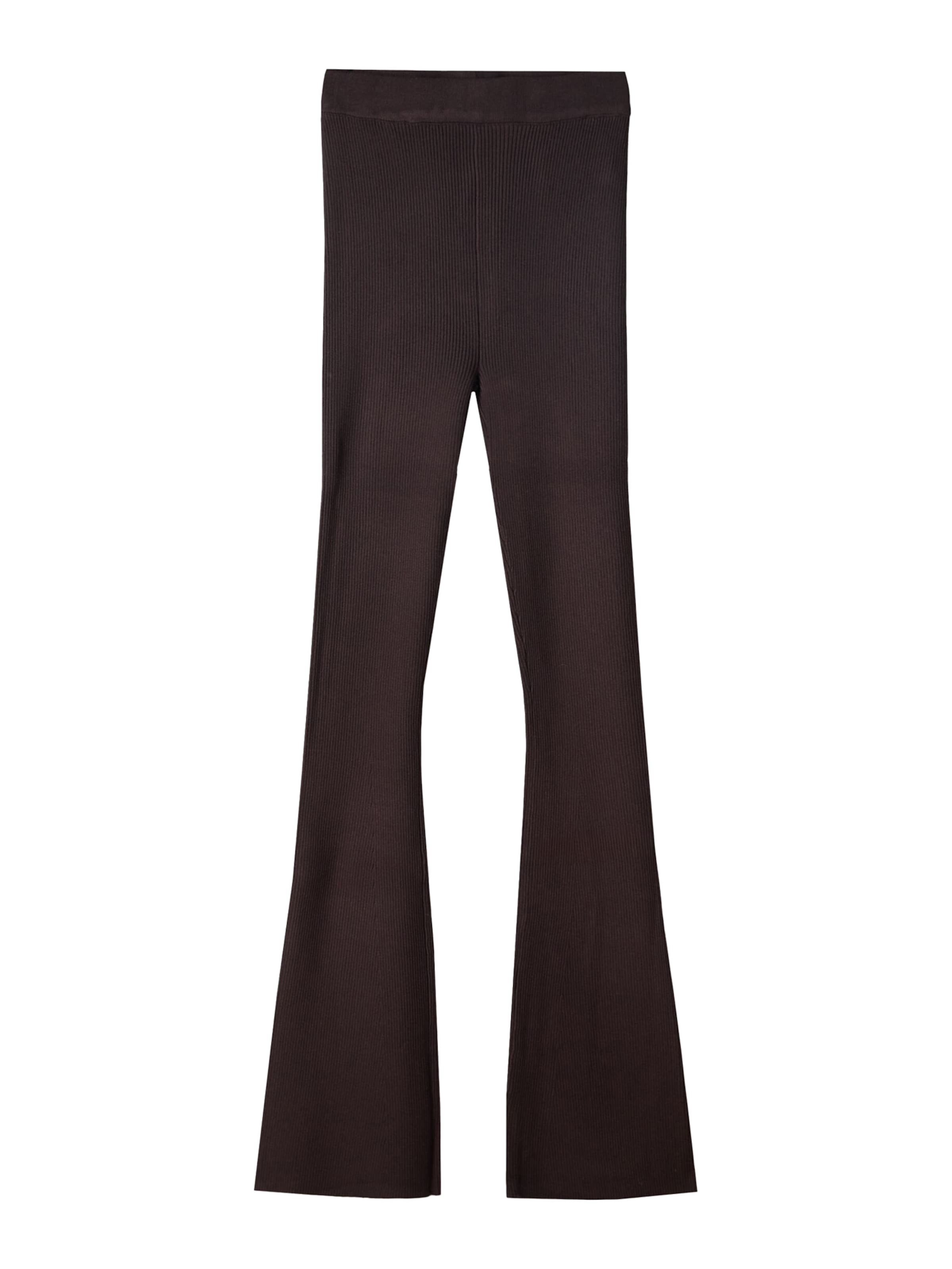 Bershka Flared Byxa i brun: framsida