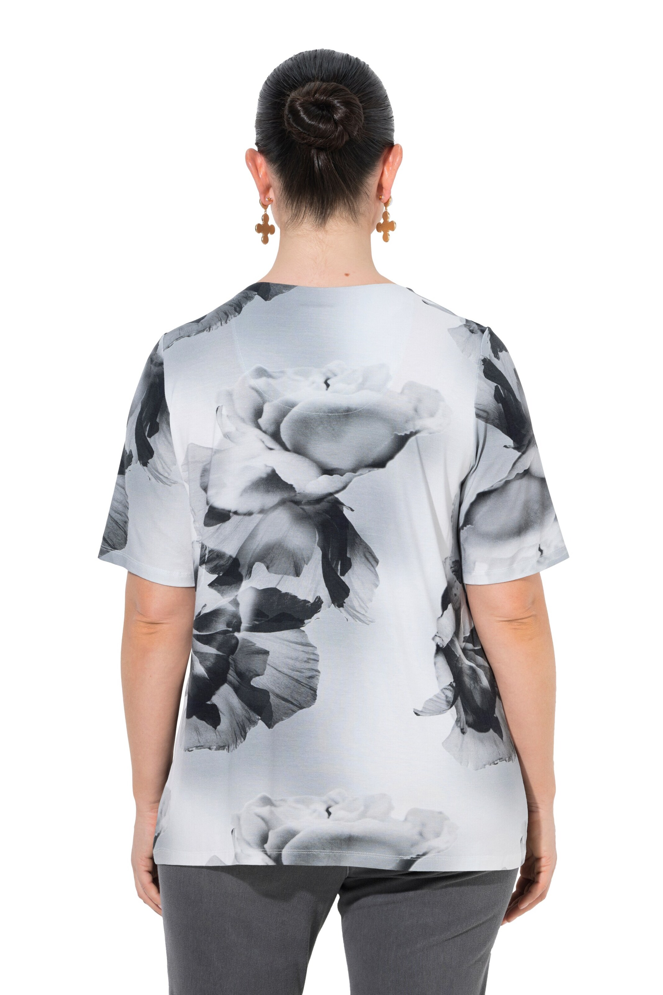 Ulla Popken Shirt in Zwart