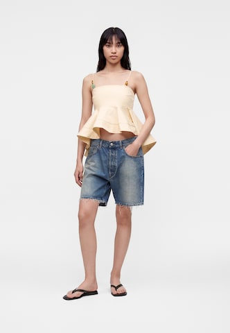 TOPSHOP Топ 'TSMINA SL TOP WVN' в бежово