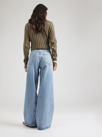 AGOLDE Wide Leg Jeans i blå