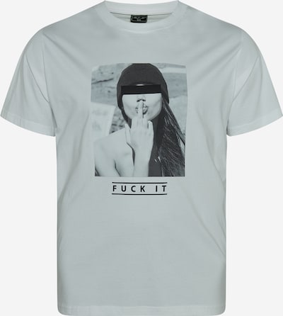 Mister Tee Plus Size Majica 'F#?KIT' | siva / črna barva, Prikaz izdelka